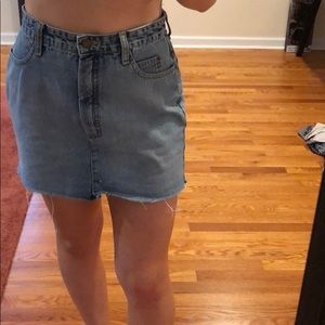 Lee’s denim skirt